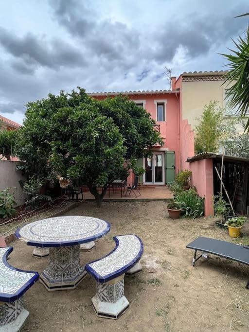 Maison De Village Vintage Avec Grand Jardin Elne Exterior photo